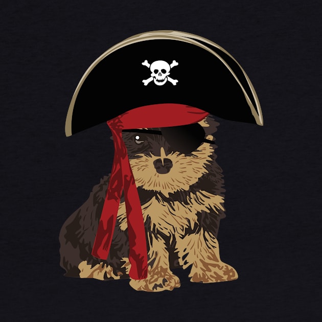 Pirate Yorkshire Terrier for Dog Lovers by riin92